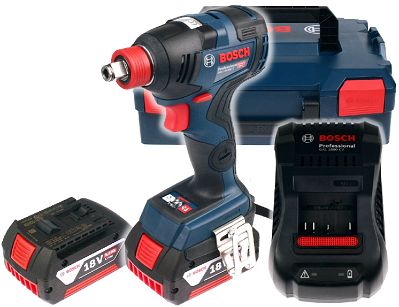 Klucz udarowy GDX 18V-200 C BOSCH 2x5,0Ah L-BOXX