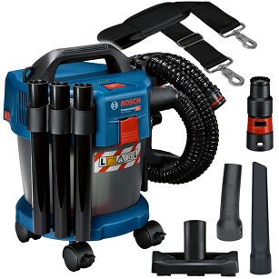 Odkurzacz akumulatorowy GAS 18V-10 L BOSCH + kółka