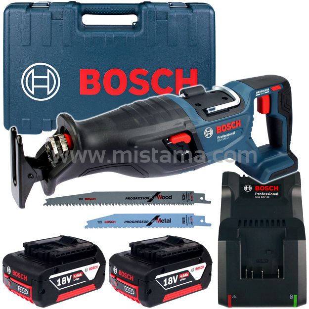 Piła szablasta 18V GSA 185-LI BOSCH 2x4,0Ah + walizka