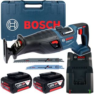 Piła szablasta 18V GSA 185-LI BOSCH 2x4,0Ah + walizka