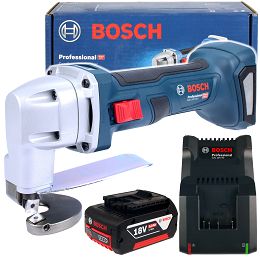 Nożyce do blachy GSC 18V-16 E BOSCH 1x5,0Ah