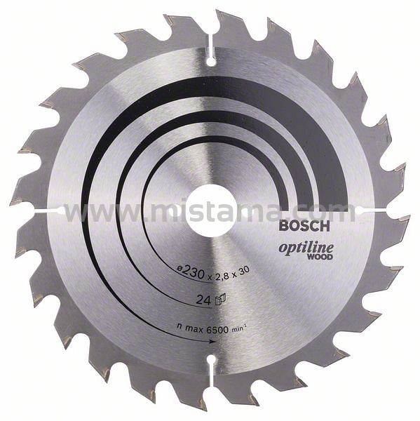 Tarcza pilarska 230/30mm Optiline Wood BOSCH (24 zęby)