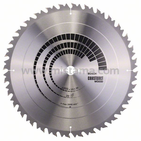 Tarcza pilarska 450/30mm Construct Wood BOSCH (32 zęby)
