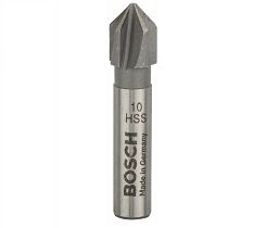 Pogłębiacz stożkowy pięcioostrzowy 10mm HSS BOSCH