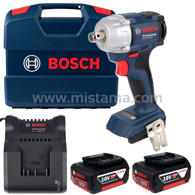 Klucz udarowy 18V 350Nm GDS 18V-350 BOSCH 2x5,0Ah + walizka