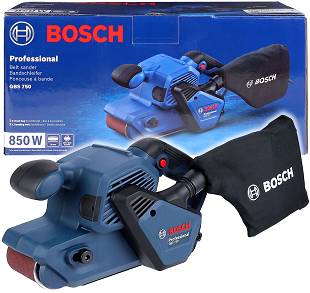 Szlifierka taśmowa 850W GBS 750 BOSCH