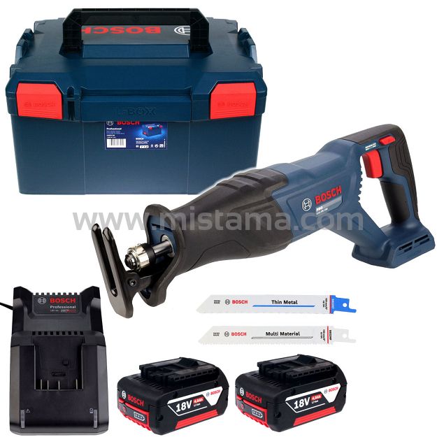 Piła szablasta GSA 18V-280 BOSCH L-BOXX 2x4,0Ah