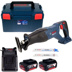 Piła szablasta GSA 18V-280 BOSCH L-BOXX 2x4,0Ah