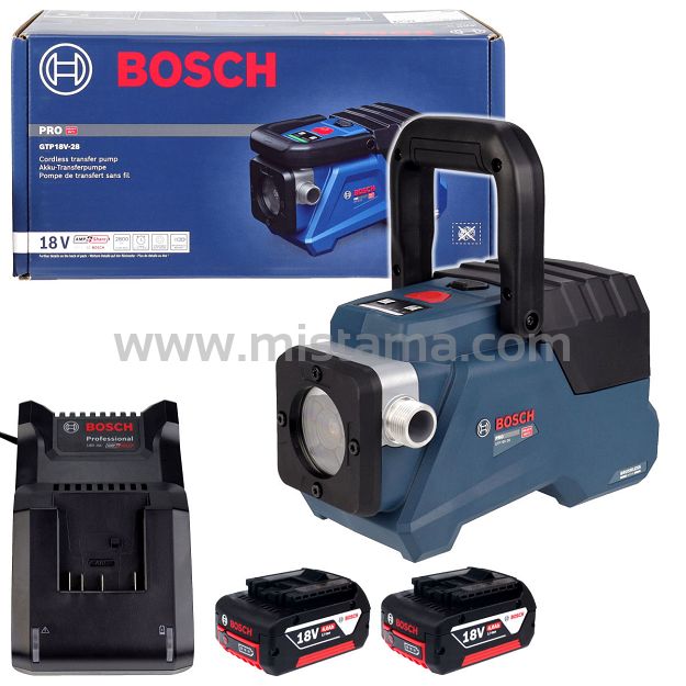 Akumulatorowa pompa do wody GTP 18V-28 BOSCH 2x4,0Ah
