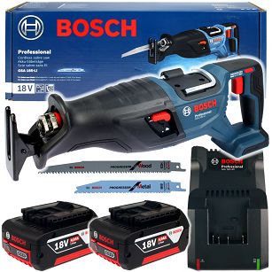 Piła szablasta 18V GSA 185-LI BOSCH 2x4,0Ah