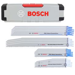 Zestaw 16 brzeszczotów do metalu, drewna i tworzyw sztucznych BOSCH