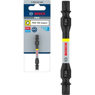 Klinga bit dwustronny TORX T30 65 mm IMPACT BOSCH PRO