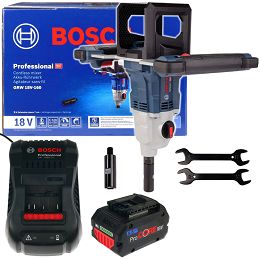 Mieszalnik akumulatorowy 18V 2 BIEGI GRW 18V-160 BOSCH 1x5,5Ah