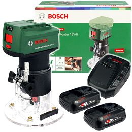 FREZARKA AdvancedTrimRouter 18V-8 BOSCH 2x2,5Ah