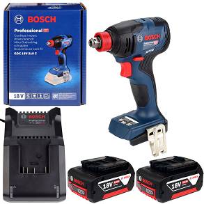 Klucz udarowy 210 Nm GDX 18V-210 C BOSCH 2x5,0Ah