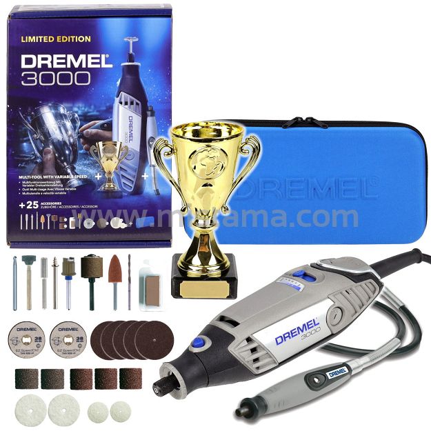 DREMEL 3000 + 25 akcesoriów + wałek - Wersja Limitowana 2026