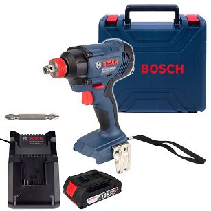 Klucz udarowy GDX 180-LI BOSCH 1x2,0Ah + walizka