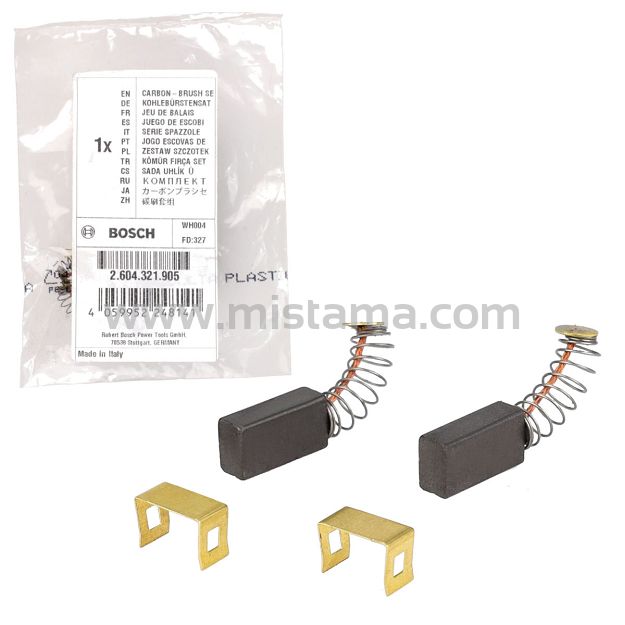 Szczotki węglowe do GBS 75 AE, GSB 18, GSB 20, GBM 6, GBM 10, GBM 13 BOSCH