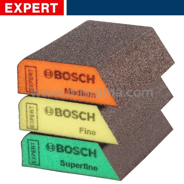 Gąbka szlifierska zestaw 3 szt S470 BOSCH EXPERT