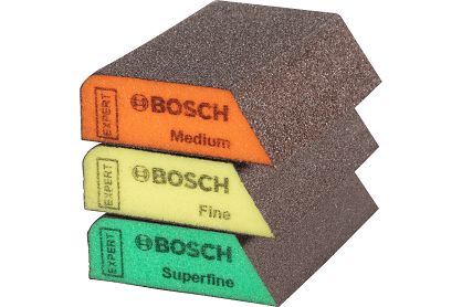 Gąbka szlifierska zestaw 3 szt S470 BOSCH EXPERT