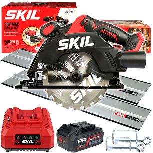 Pilarka tarczowa 57mm 20V 3551 SKIL 1x4,0Ah + SZYNA 140cm