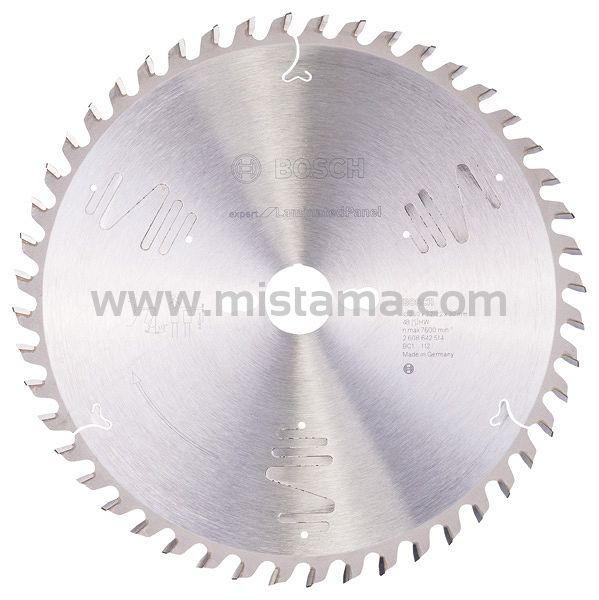 Tarcza pilarska 250/30mm Expert for Laminated Panel BOSCH (48 zębów)