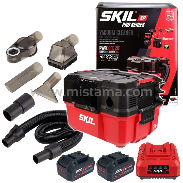Odkurzacz akumulatorowy 20V 3168 SKIL 2x4,0Ah