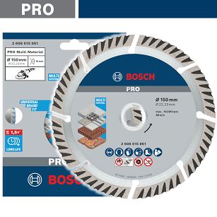 Tarcza diamentowa Multi Material 150 mm BOSCH (beton, cegła, klinkier)