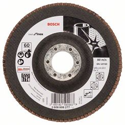 Tarcza listkowa X581 do stali nierdzewnej 125mm GR.60 BOSCH (prosta)