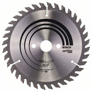 Tarcza pilarska 150/20mm Optiline Wood BOSCH (36 zębów)
