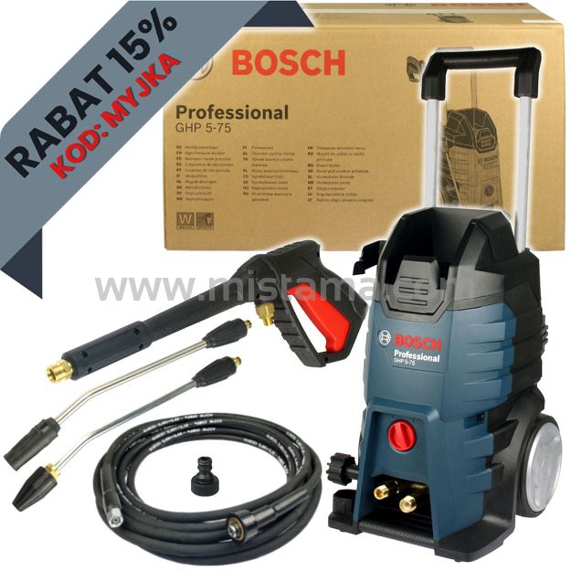 Myjka ciśnienieniowa 2600W 185bar GHP 5-75 BOSCH