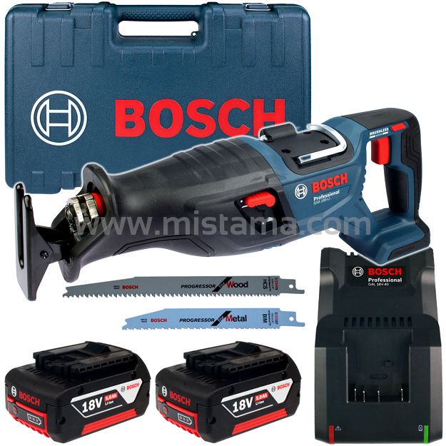 Piła szablasta 18V GSA 185-LI BOSCH 2x5,0Ah + walizka