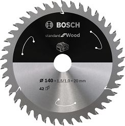 Tarcza pilarska 140/20mm Standard for Wood BOSCH (42 zęby) do pilarek aku