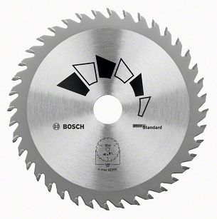 Tarcza pilarska 140/20mm Standard BOSCH (40 zębów)