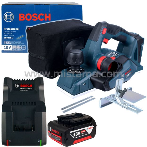 Strug akumulatorowy GHO 185-LI BOSCH 1x4,0Ah