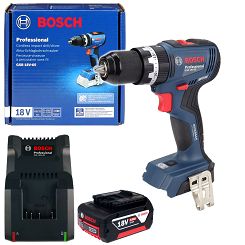 Wkrętarka z udarem 65Nm GSB 18V-65 BOSCH 1x4,0Ah