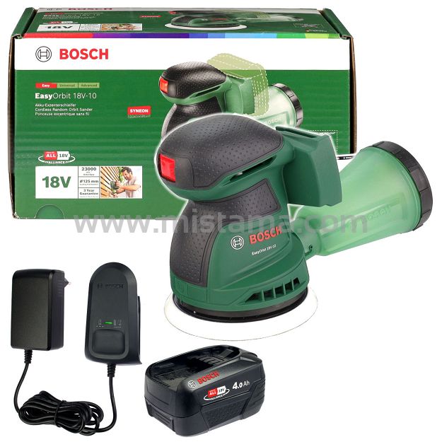 Szlifierka mimośrodowa EasyOrbit 18V-10 BOSCH 1x4,0Ah