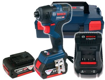 Klucz udarowy GDR 18V-200 C BOSCH 2x5,0Ah L-BOXX