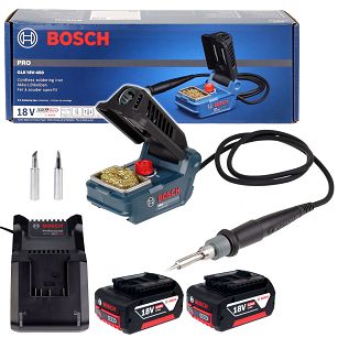 Lutownica akumulatorowa 18V 250°C - 450°C GLK 18V-450 BOSCH 2x4,0Ah