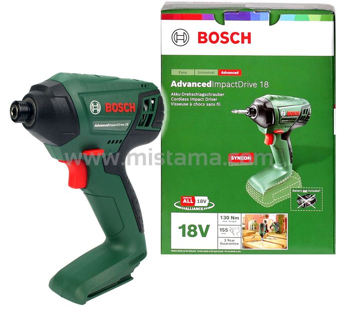 Zakrętarka udarowa 18V AdvancedImpactDrive 18 BOSCH (korpus)