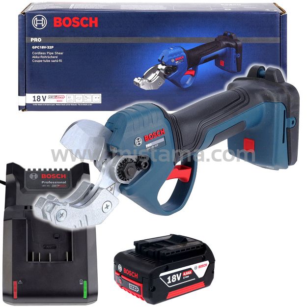 Nożyce akumulatorowe GPC 18V-32 P 1x4,0Ah do cięcia rur PEX i PVC