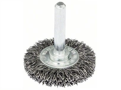 Szczotka tarczowa druciana 38mm BOSCH (drut falisty)