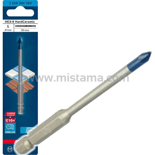 Wiertło do ceramiki i dachówki 5mm HEX-9 BOSCH EXPERT