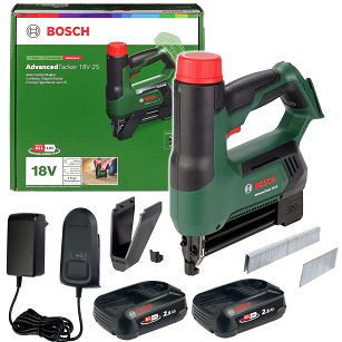Gwoździarka zszywacz AdvancedTacker 18V-25 BOSCH 2x2,5Ah