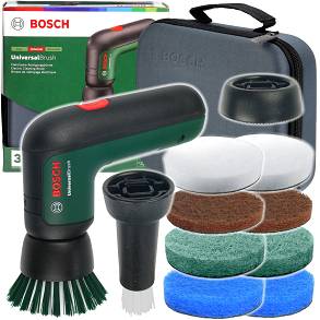 Szczotka akumulatorowa 3,6V UNIVERSALBRUSH BOSCH + bogaty zestaw osprzętu