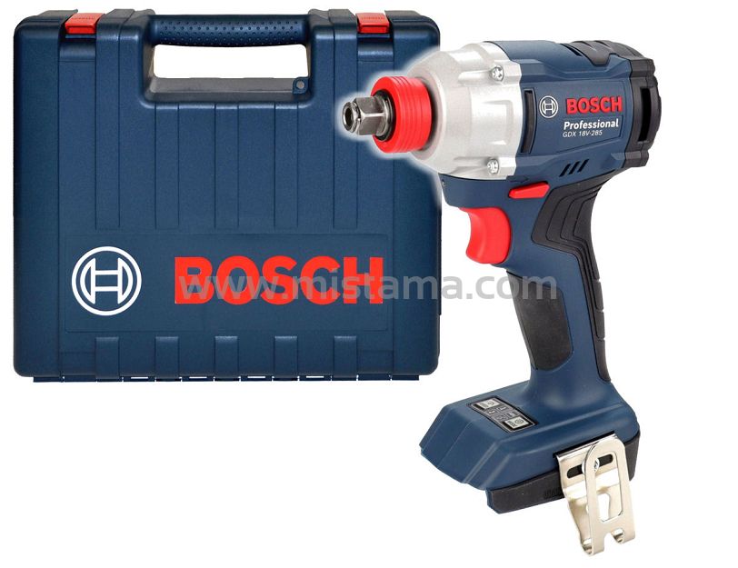 Klucz udarowy 285 Nm GDX 18V-285 BOSCH (korpus) + walizka