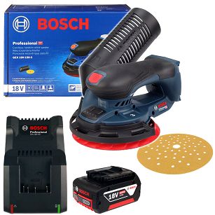 Szlifierka mimośrodowa GEX 18V-150-3 BOSCH 1x5,0Ah