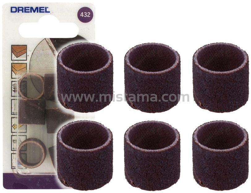 Taśma szlifierska GR120 13mm 432 DREMEL (6 sztuk)