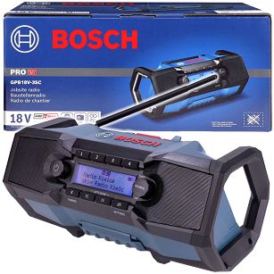 Radio Bluetooth powerbank ładowarka 18V 230V DAB+ GPB 18V-3 SC BOSCH