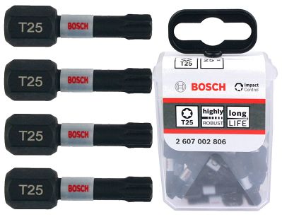 Zestaw 25 bitów TORX25 Impact Control BOSCH